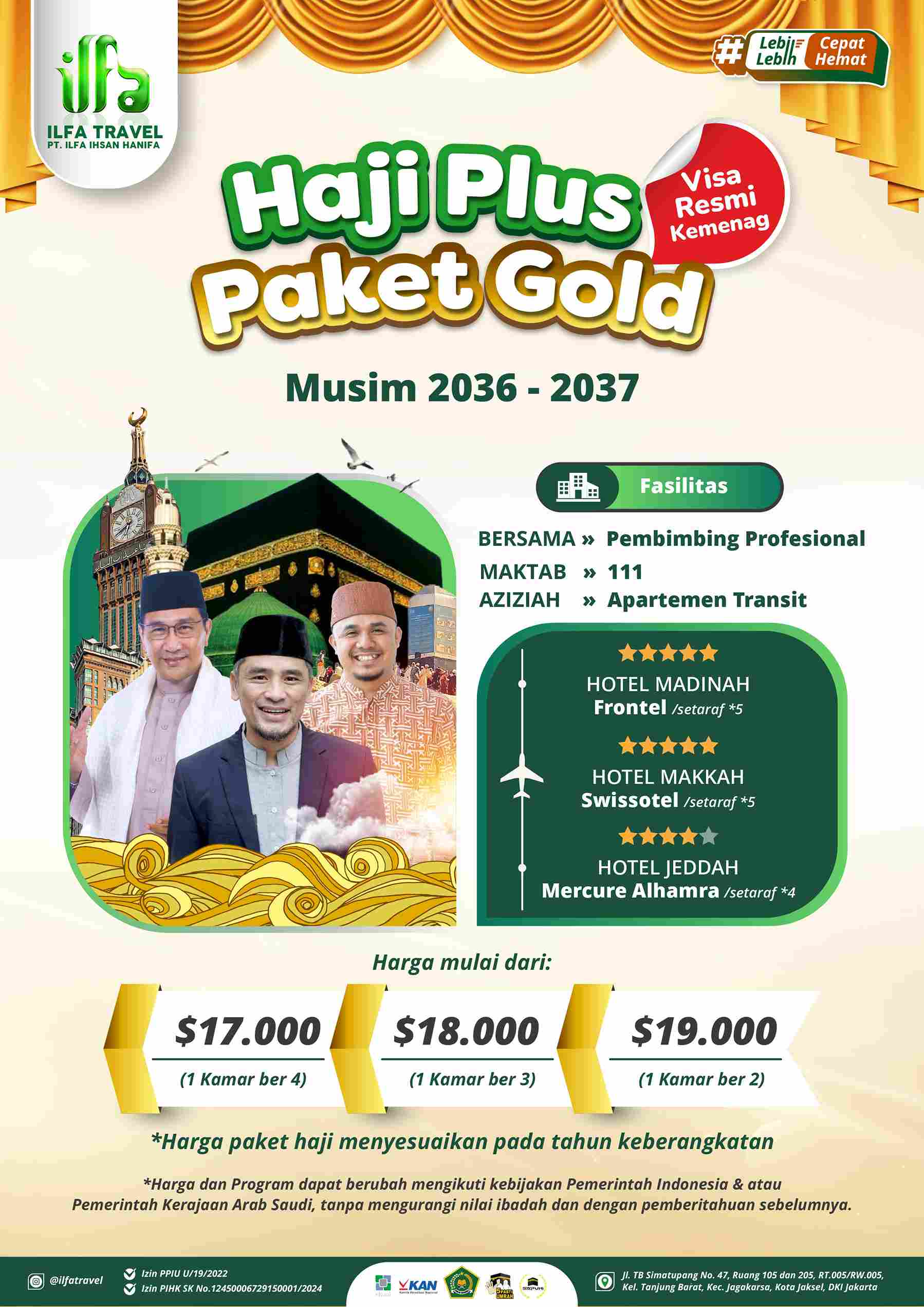 - Ilfa Travel Biaya Haji Plus 2026