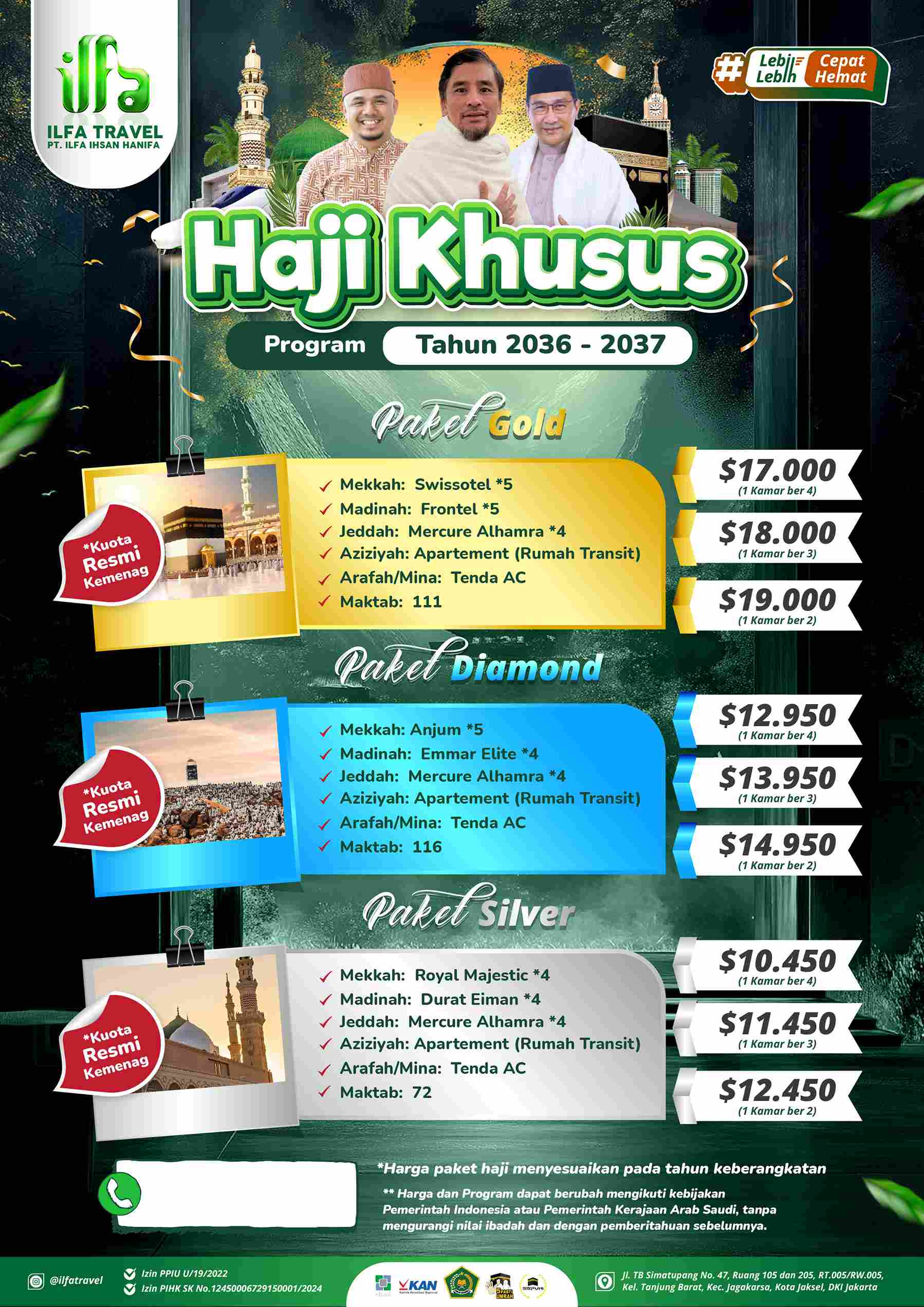 - Ilfa Travel Biaya Haji Plus 2026
